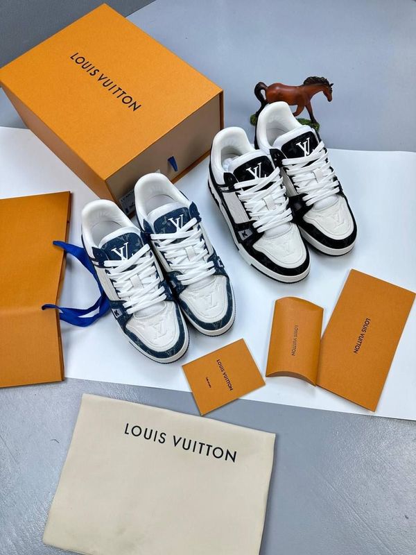 Louis Vuitton Lo-Vi Men's Sneakers Louis Vuitton Lo-Vi Men's Designer Sneakers Black White Navy Blue Fake Rep Sale UK Man First Copy Replica Sneaker Men Cheap Price Trainer 1st Copies LV Brand Logo Running Shoes 1:1 Fakes Reps Luxury Boys Sports Casual Trainers Shoe 1 to 1 AAA Runners