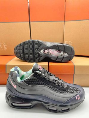 Nike Men's Trainers Trainer 95s 95's 1:1 SP Corteiz Pink AAA	Nikes Air Max 95 Men Mens Rep Replica Shoes Fake Man Mans Duplicate Sneakers First Copy Cheap Sneaker Sale UK Reps MAX.95 Air.Max FB2709-001 Gridiron Black Beam