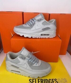 Nike Air Max 90s Men Shoes Recraft Wolf Grey Sale UK Nike Men's Trainers Trainer 90s 90's Recraft Wolf Grey 1:1 Nikes Air Max 90 Men Mens Rep Replica Shoes Fake Man Mans Duplicate Sneakers in AAA First Copy Cheap Sneaker Best Copies Sale UK Reps MAX.90 Air.Max CN8490-001
