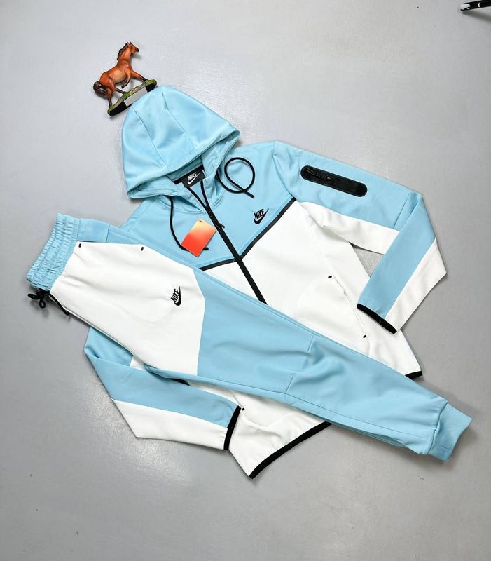 Rep Replica Fake Man Mans Duplicate Track Suit Copy Cheap Suits Sale UK Reps HV5869-006 Smoky Glacier Blue Black Fleece