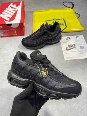 Nike Air Max 95 Triple Black Men Sneakers JD Badge Replica Trainers Sale UK