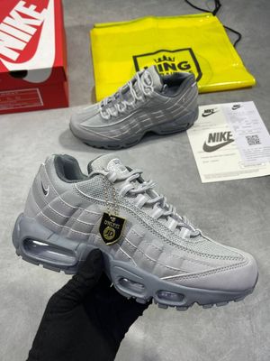 Nike Air Max 95 Wolf Grey Black Men's Trainers Nike Men's Trainers Trainer 95s 95's 1:1 Wolf Grey Black AAA Nikes Air Max 95 Men Mens Rep Replica Shoes Fake Man Mans Duplicate Sneakers Copy Cheap Sneaker Sale UK Reps MAX.95 Air.Max FJ4217-001 Cool Best Logo Quality White