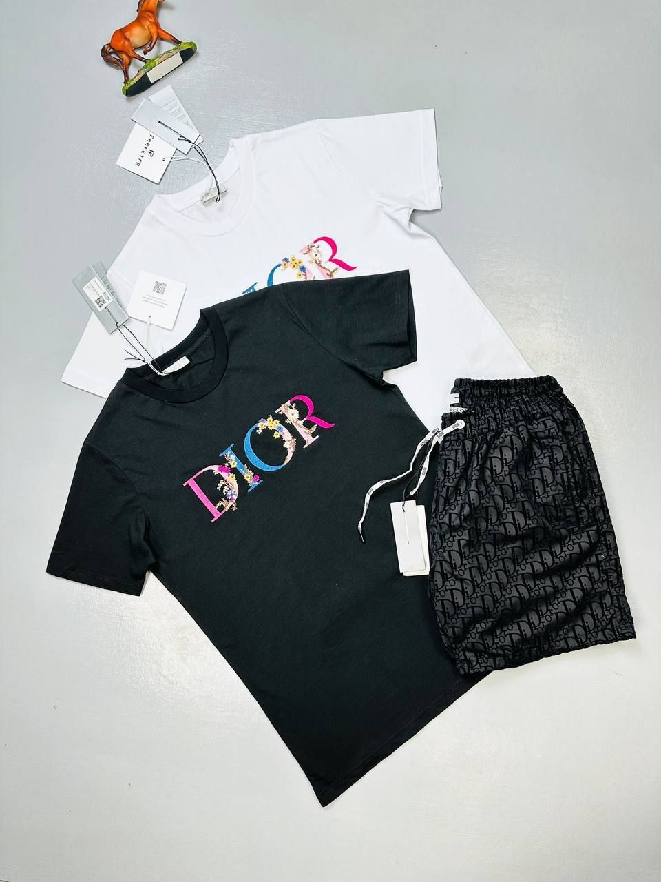 DIOR SHORTS AND T-SHIRT SET