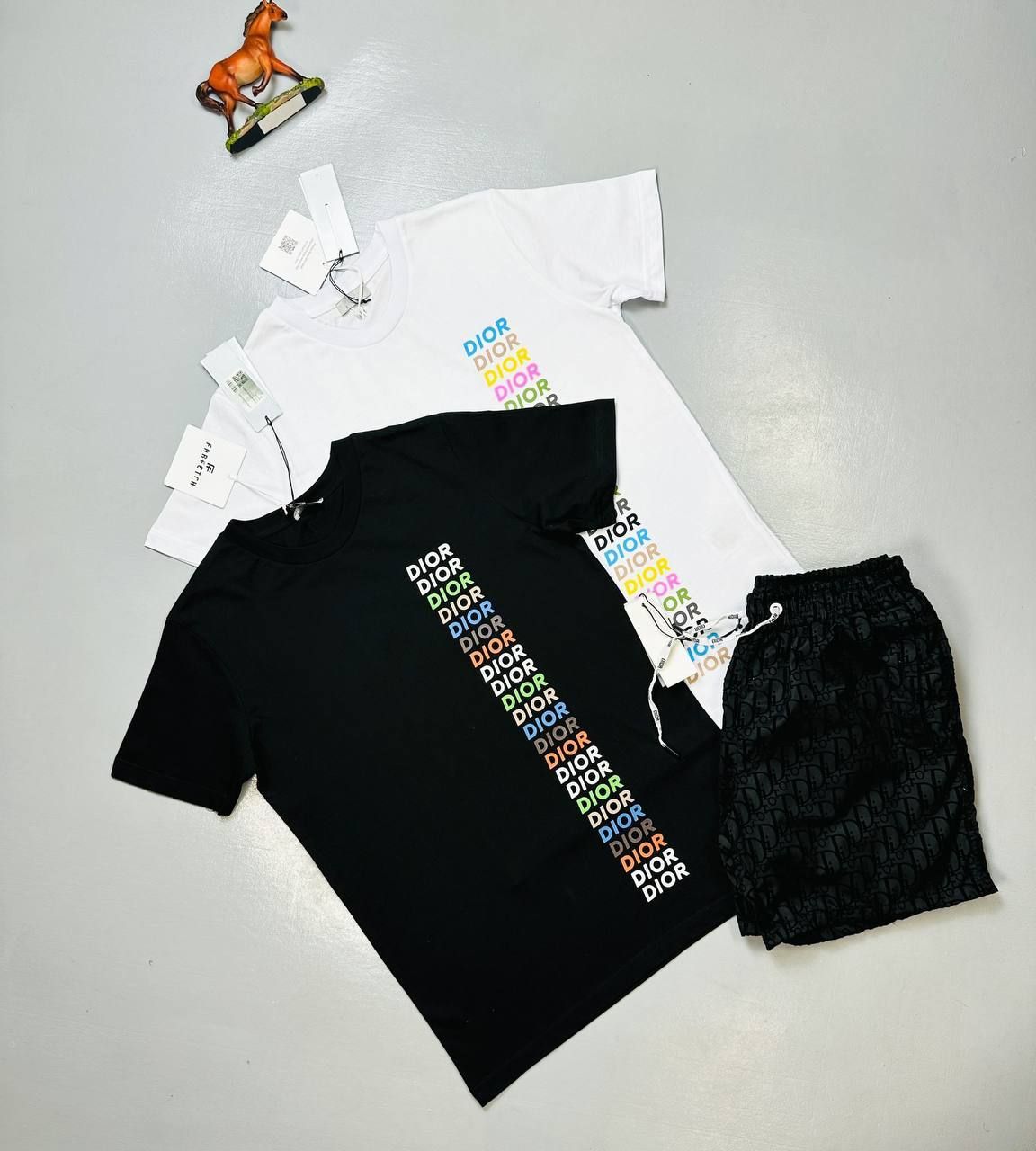 DIOR SHORTS AND T-SHIRT SET