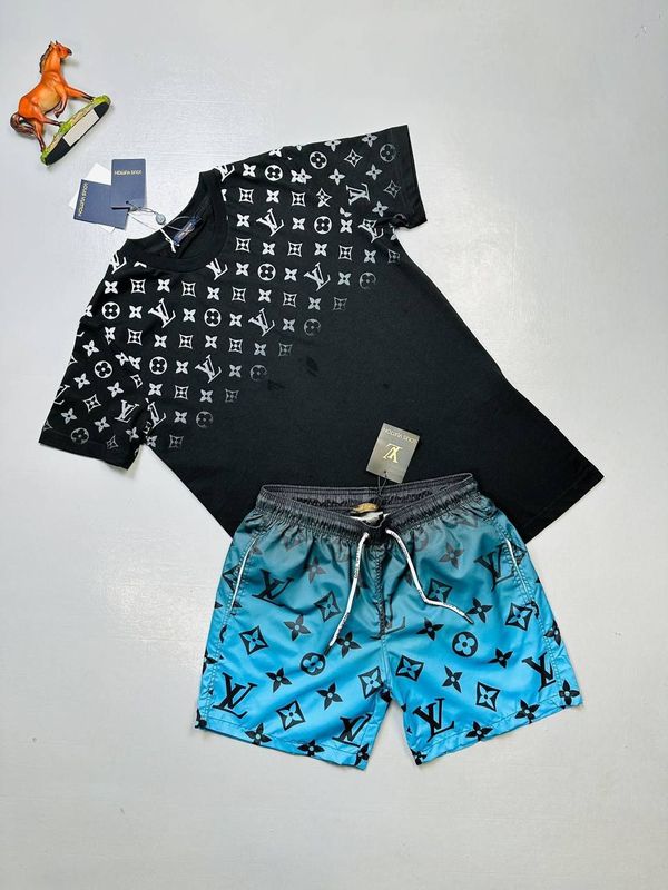 LV SHORTS AND T-SHIRT SET in 2 Colors