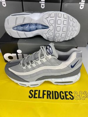 Nike Air Max 95 Grey Midnight Navy Men Trainers Nike Men's Trainers Trainer 95s 95's 1:1 Grey Midnight Navy Nikes Air Max 95 Men Mens Rep Replica Shoes Fake Man Mans Duplicate Sneakers First Copy Cheap Sneaker Sale UK Reps MAX.95 Air.Max FD0663-001 Light AAA Best Quality