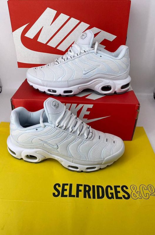 Nike TN Air Max Plus Men Triple White Nike TN Air Max Plus Men Triple White