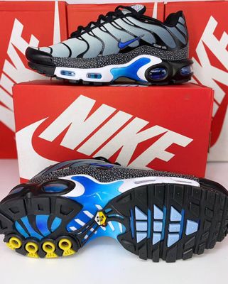 Nike Men's Trainers Trainer TNS TN's 1:1 Kiss My Airs Black	Nikes Air Max Plus TN Men Mens Rep Replica Shoes Fake Man Mans Duplicate Sneakers Copy Cheap Sneaker Sale UK Reps MAX.TN Air.Max Metallic Silver FD9755-001 Cement Grey Varsity Royal