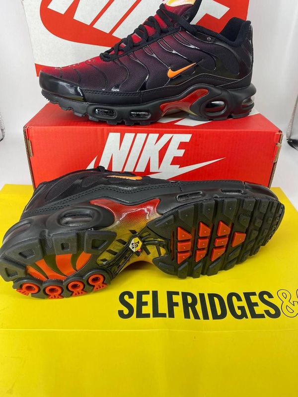 Nike TN Air Max Plus University Red Black Men Nike TN Air Max Plus University Red Black Men