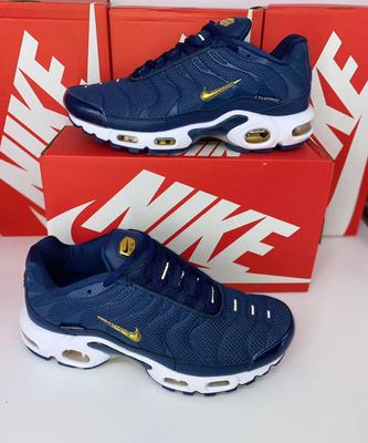 Nike Men's Trainers Trainer TNS TN's 1:1 Midnight Navy FFF 	Nikes Air Max Plus TN Men Mens Rep Replica Shoes Fake Man Mans Duplicate Sneakers Copy Cheap Sneaker Sale UK Reps MAX.TN Air.Max FB3350-400 Gold Metallic Copies