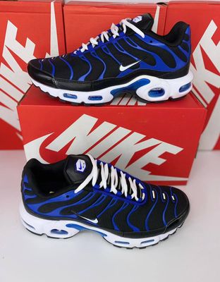 Nike Men's Trainers Trainer TNS TN's 1:1 Black Racer Blue	Nikes Air Max Plus TN Men Mens Rep Replica Shoes Fake Man Mans Duplicate Sneakers Copy Cheap Sneaker Sale UK Reps MAX.TN Air.Max DM8331-001 White AAA Copies Ist