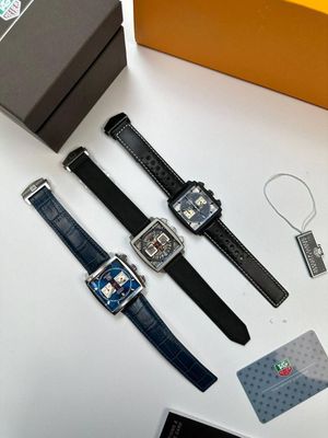 Tag Heuer Monaco Chronograph Automatic Men's Watch in 3 Colors
