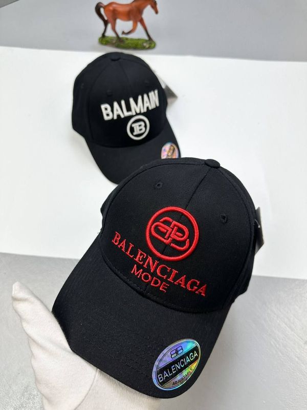 Balenciaga Black BB Mode Baseball Cap Balenciaga Black BB Mode Baseball Cap
