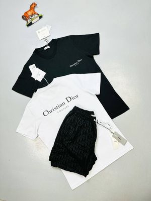 DIOR SHORTS AND T-SHIRT SET in 2 Colors