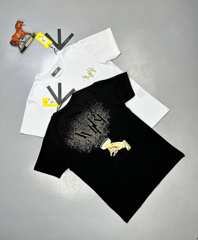 AMIRI Champagne T-SHIRT in 2 Colors AMIRI Champagne T-SHIRT in 2 Colors
