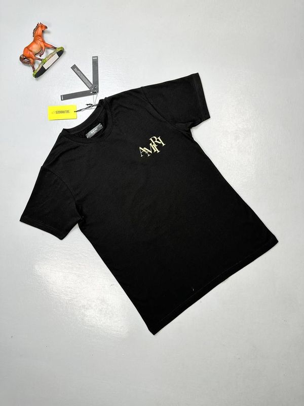 AMIRI Champagne T-SHIRT in 2 Colors, Colors: Black