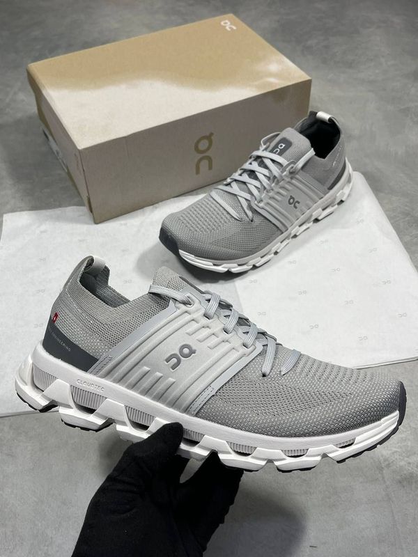 QC ON Cloudswift 3 Running Trainers in Grey For Men's QC ON Cloudswift 3 Running Trainers in Grey For Men's