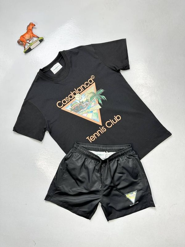 CASABLANCA SHORTS AND T-SHIRT SET in Different Colors