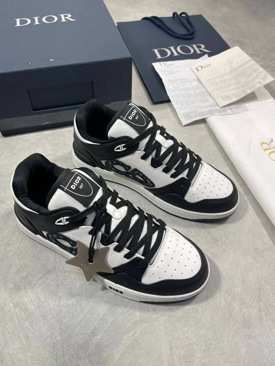 Christian Dior B57 Sneakers For Men's in 2 Different Colors, Colors: Black