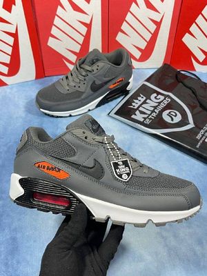 Nike Men's Trainers Trainer 90s 90's 1:1 Black Total Orange	Nikes Air Max 90 Men Mens Rep Replica Shoes Fake Man Mans Duplicate Sneakers First Copy Cheap Sneaker Sale UK Reps MAX.90 Air.Max Iron Grey (GS) CZ5866-002 GS