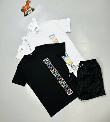 DIOR T-SHIRT AND SHORTS in Different Colors DIOR T-SHIRT AND SHORTS in Different Colors