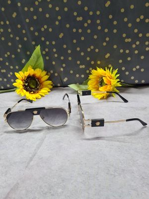 Versace Iconic Sunglasses Black & Gold Versace Iconic Sunglasses Black & Gold