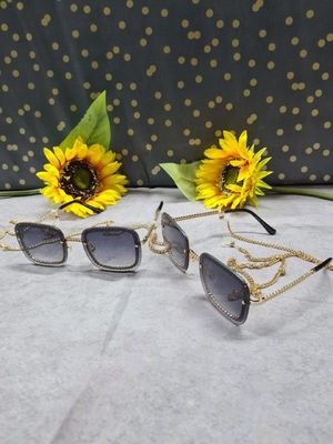 Chanel Chain Sunglasses Square Frame Chanel Chain Sunglasses Square Frame