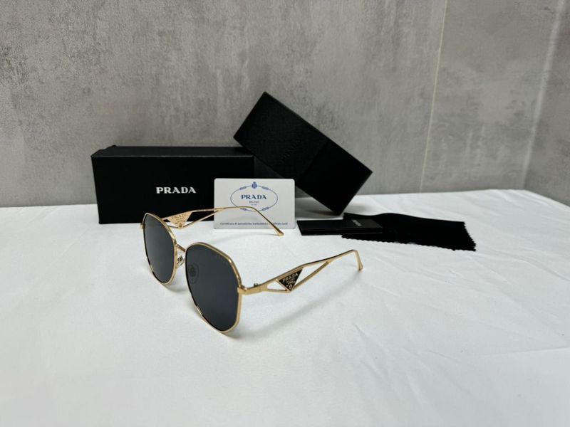 Prada Milano Metal Frame PRA 59Z Sunglasses Prada Milano Men Women Replica Gold Black Sunglasses Fakes AAA Sale UK Men's Women's First Copy Reps Sunglass Cheap Price Man Woman UV Protected Metal Glasses 1st Copies Designer Eyewear 1:1 Luxury Brand Logo 1 to 1 Fake Rep Duplicate
