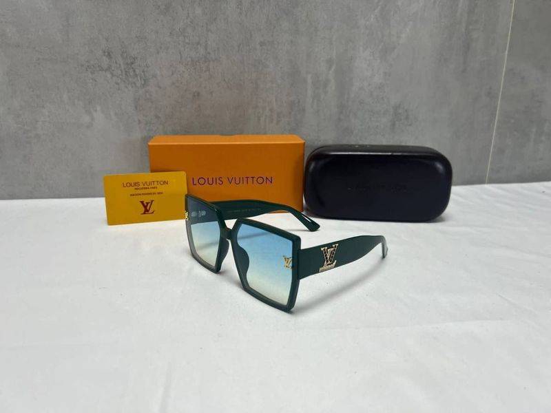 Louis Vuitton Blue Shade Square Frame Sunglasses