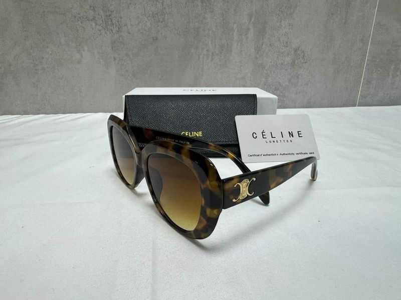 Celine Triomphe Brown Frame Sunglasses Celine Triomphe Brown Frame Sunglasses