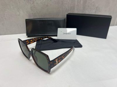 Saint Laurent YSL Dark Havana/Grey Sunglasses Saint Laurent YSL Dark Havana/Grey Sunglasses
