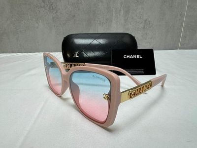 Chanel Sunglasses Fashion Square Frame Pink Chanel Sunglasses Fashion Square Frame Pink