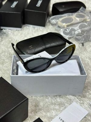 Chanel Lunettes Noir Black Cat Eye Frame  Sunglasses Sale UK