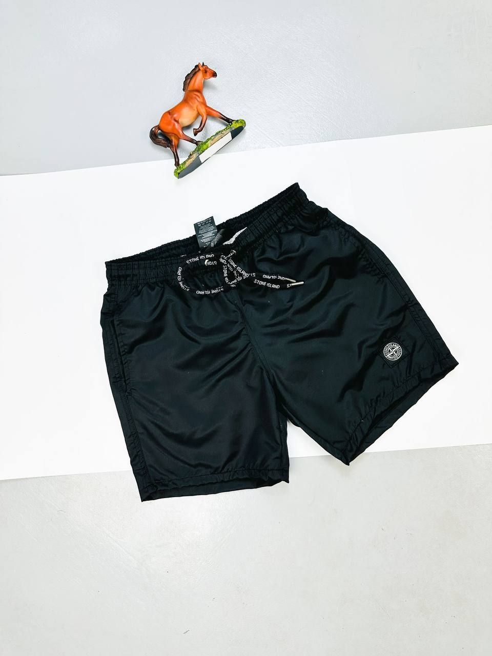Stone Island Beachwear Shorts in 2 Colors, Colors: Black