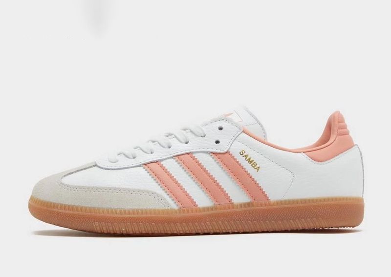 Adidas Samba OG White Wonder Clay Gum Trainers For Women's