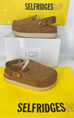 UGG Goldenstar Clogs Double Buckled in Brown Color For Women