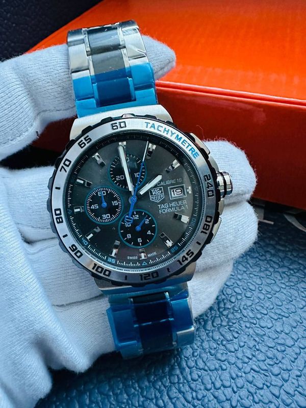 Tag Heuer Formula 1 Calibre 16 Silver Watch For Men's Tag Heuer Formula 1 Calibre 16 Silver Watch For Men's