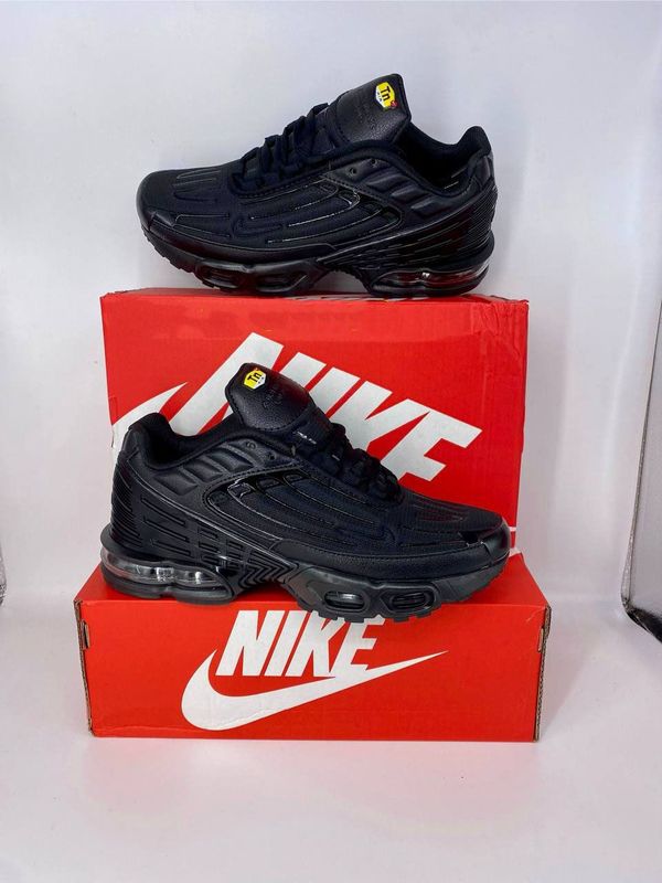 Nike TN Air Max Plus 3 Tuned Triple Black For Women's Nike TN Air Max Plus 3 Tuned Triple Black For Women's