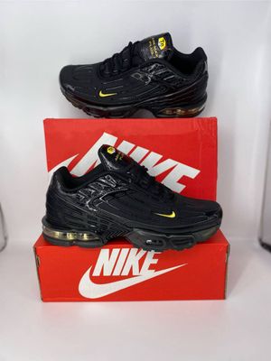 Nike Air Max Plus 3 Black Wolf Grey Men's Sneakers Nike Men's Trainers Trainer 1:1 AAA Copies Black Wolf Grey Nikes Air Max Plus 3 Men Mens Rep Replica Shoes Fake Man Mans Duplicate Sneakers Copy Cheap Sneaker Sale UK Reps MAX.Plus Air.Max CJ9684-002 Chrome Yellow Black