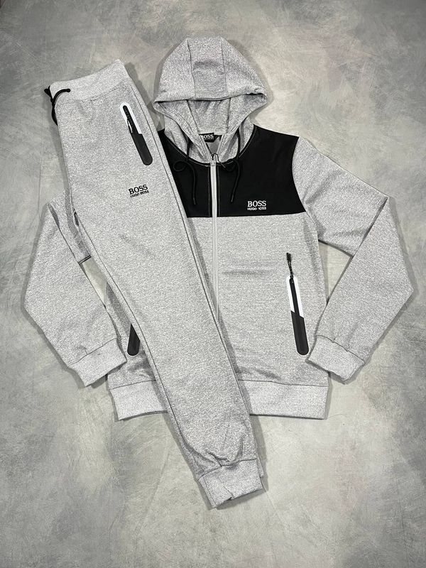 The Hugo Boss Tracksuit with Hoodie For Men's in Different Colors