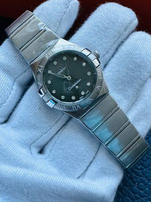 OMEGA Constellation Black Dial Watch For Women's OMEGA Constellation Black Dial Watch For Women's