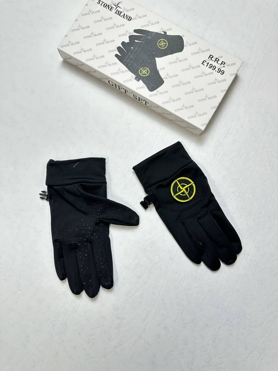 Stone Island Winter Gloves Fashion Black