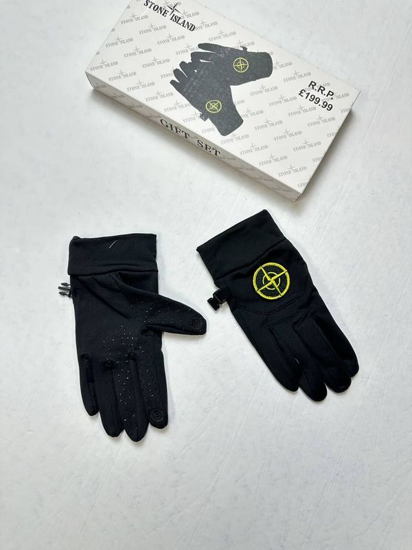 Stone Island Winter Gloves Fashion Black Stone Island Winter Gloves Fashion Black