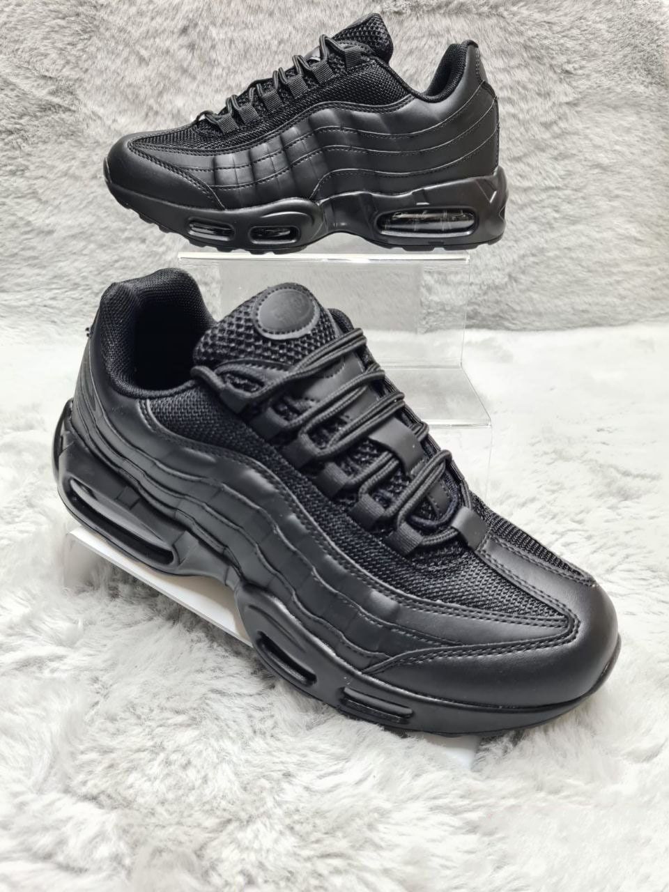  Nike Men's Trainers Trainer 95s 95's 1:1 Black Anthracite 	Nikes Air Max 95 Men Mens Rep Replica Shoes Fake Man Mans Duplicate Sneakers First Copy Cheap Sneaker Sale UK Reps MAX.95 Air.Max HM8755-001 OG Big Bubble AAA Best