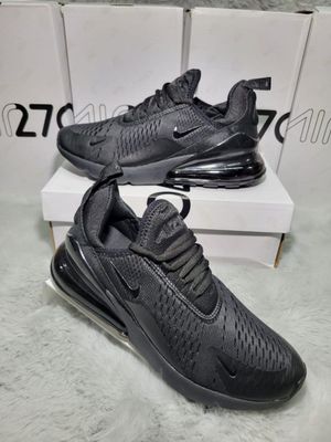 NIKE Men's Air Max 270 Trainers Low Triple Black NIKE Men's Air Max 270 Trainers Low Triple Black