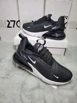 NIKE Men's Air Max 270 Trainers Black White NIKE Men's Air Max 270 Trainers Black White