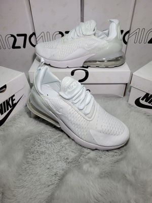Nike Air Max 270 Triple White Trainers For Men's Nike Men's Trainers Trainer 270s 270's 1:1 Triple White AAA Nikes Air Max 270 Men Mens Rep Replica Shoes Fake Man Mans Duplicate Sneakers First Copy Cheap Sneaker Sale UK Reps MAX.270 Air.Max AH8050-101 Best Quality AM270S