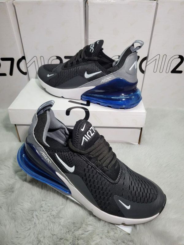 Nike Men's Trainers Trainer 270s 270's 1:1 Black Iron Grey	Nikes Air Max 270 Men Mens Rep Replica Shoes Fake Man Mans Duplicate Sneakers First Copy Cheap Sneaker Sale UK Reps MAX.270 Air.Max 943345-034 White Photo Blue