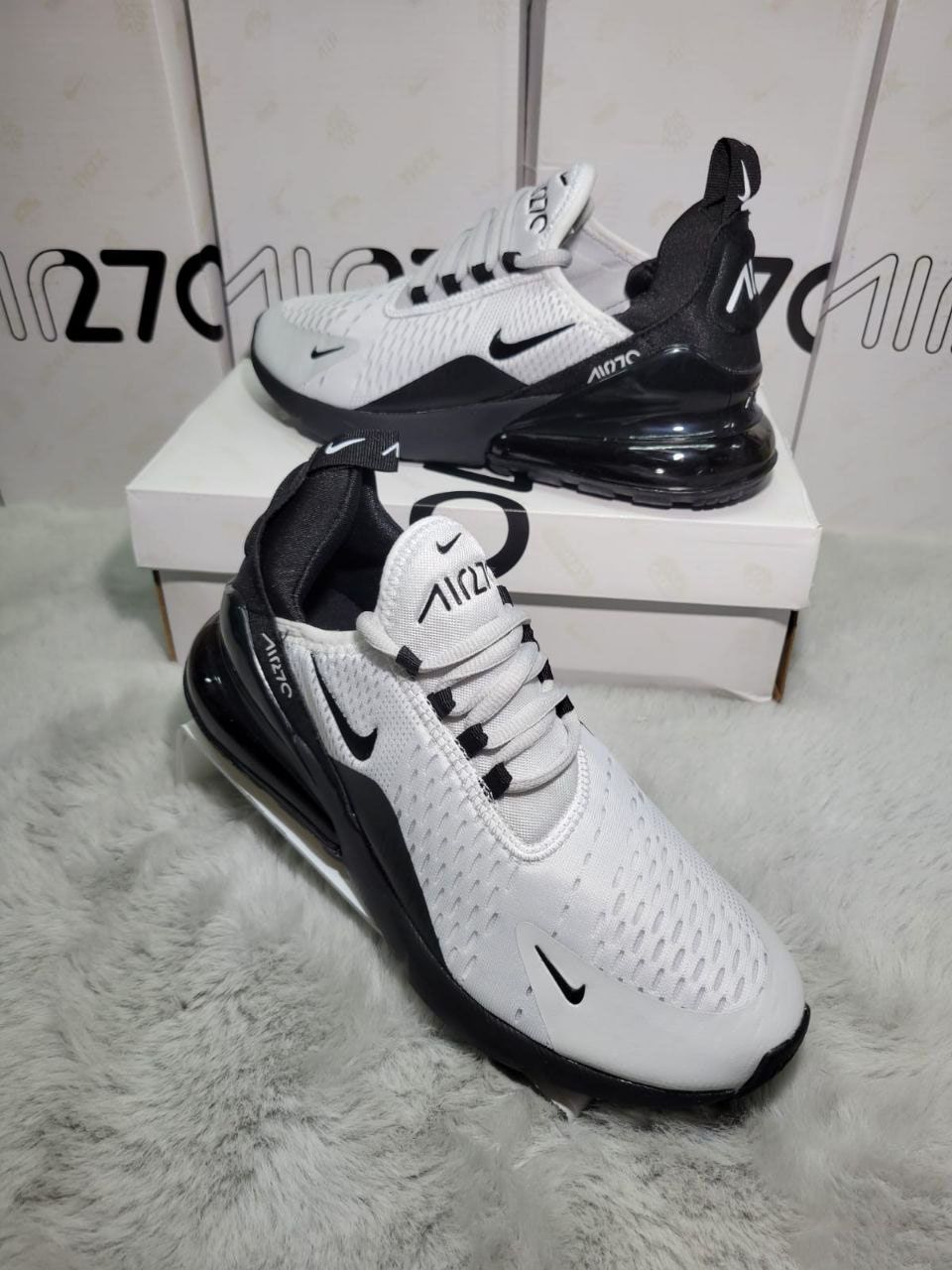 Nike Men's Trainers Trainer 270s 270's 1:1 Black Photon White	Nikes Air Max 270 Men Mens Rep Replica Shoes Fake Man Mans Duplicate Sneakers Copy Cheap Sneaker Sale UK Reps MAX.270 Air.Max FQ4136-001 GS (GS) SE Pure Platinum