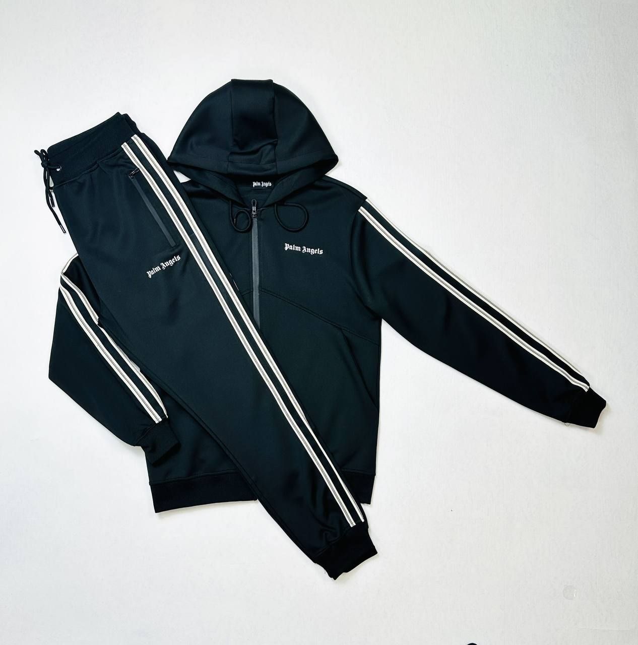 Palm Angels PA Hoodie Tracksuit, Colors: Black